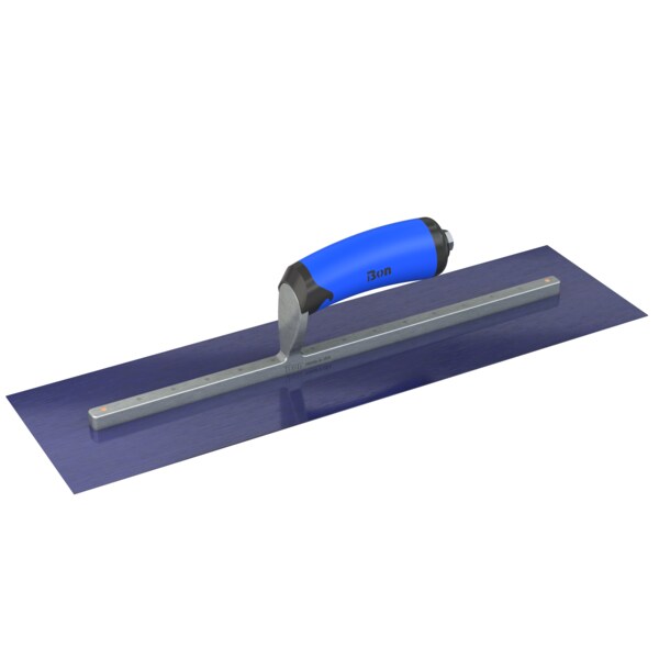 Steel City Trowels By Bon Bon 67-183 Finish Trowel, Square, Blue Steel, 18 X 5, Comfort Grip 67-183 - main